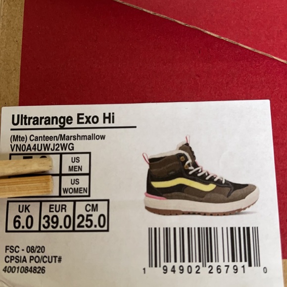 Vans Ultrarange Exo Hi Mte Canteen/Marshmallow WMN - Picture 16 of 16